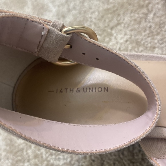 NWOT 14th & Union Platform Wedge Sandle - Picture 6 of 7